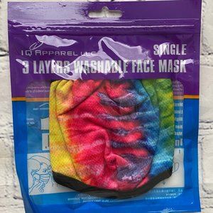 IQ Apparel LLC 3 Layers Washable Face Mask- Single